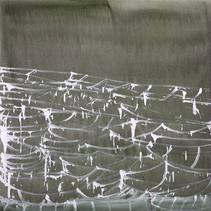 With Every Symptom Bearing Down Upon Them, 2013, oil on canvas, 48x48 in